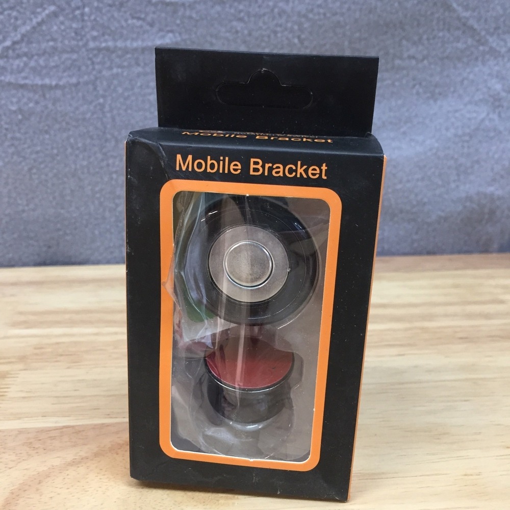 Universal Magnetic Mobile Bracket 360 Rotation Car Dash Mount Phone Holder Black